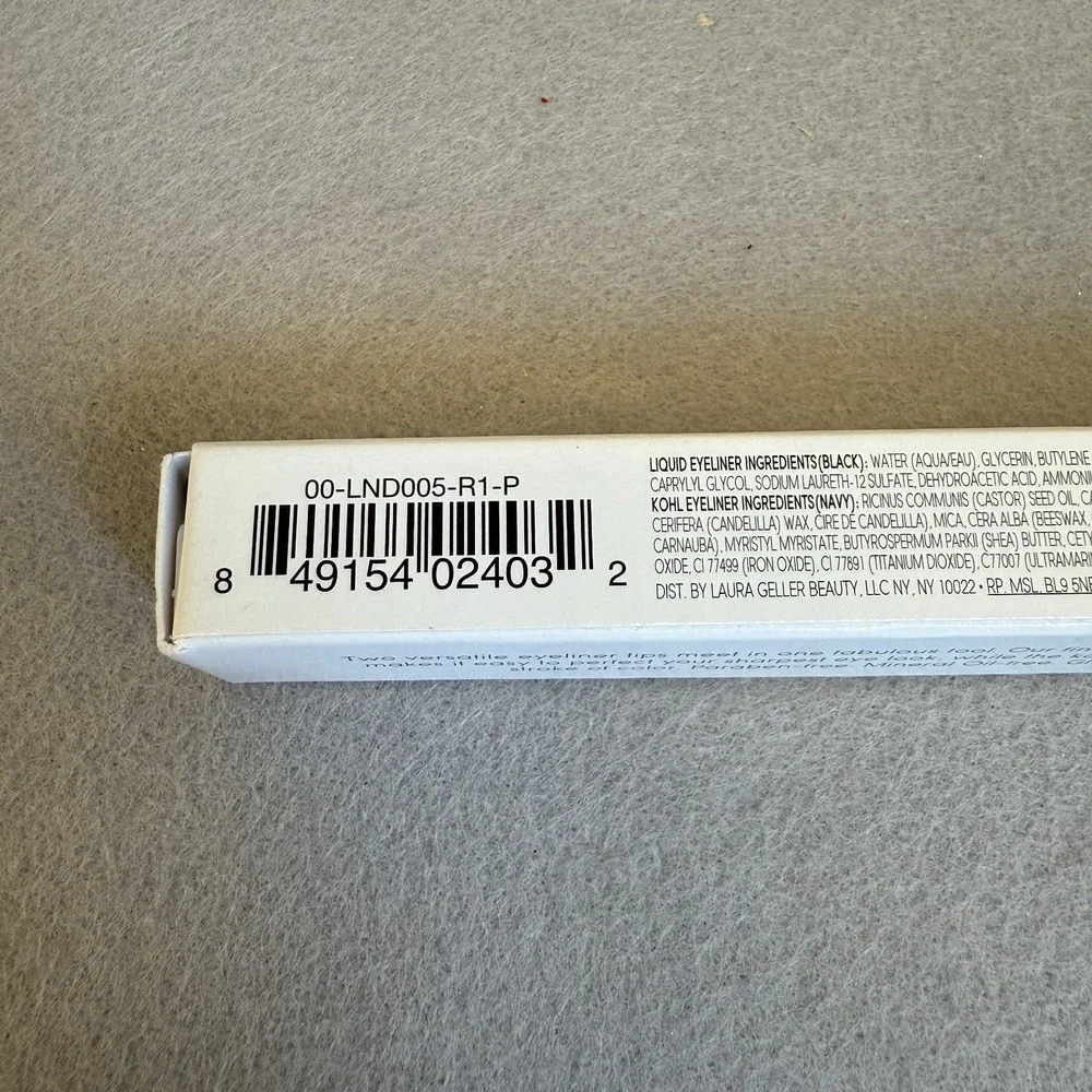 Laura Geller Line-n-Define Dual‎ Dimension Eyeliner  Black / Navy NIB New in Box